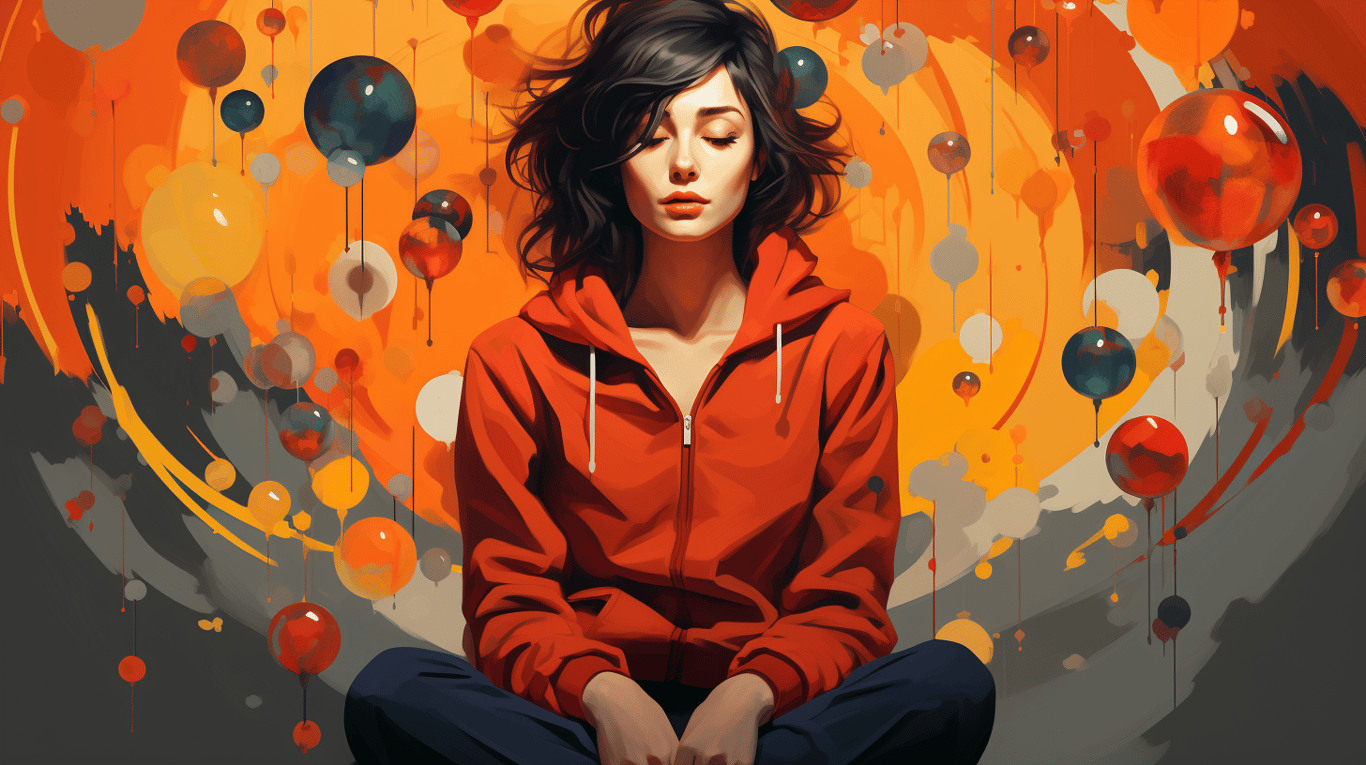 abstract image of a patient experiencing side effect