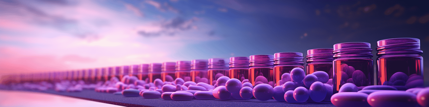 image of different drug pills on a surface