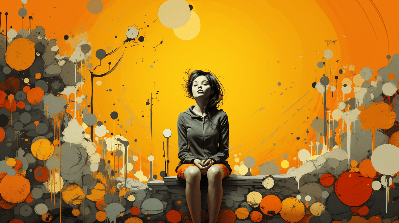 abstract image of a patient experiencing side effect