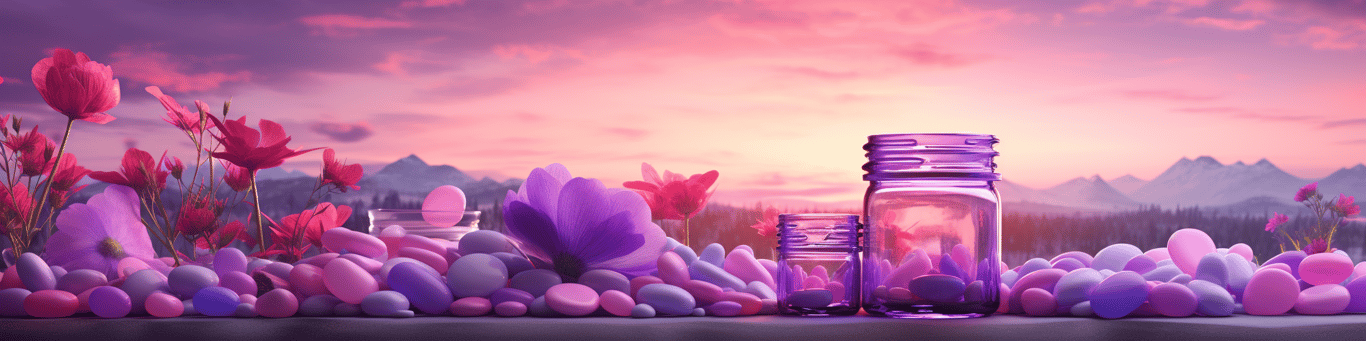 image of different drug pills on a surface