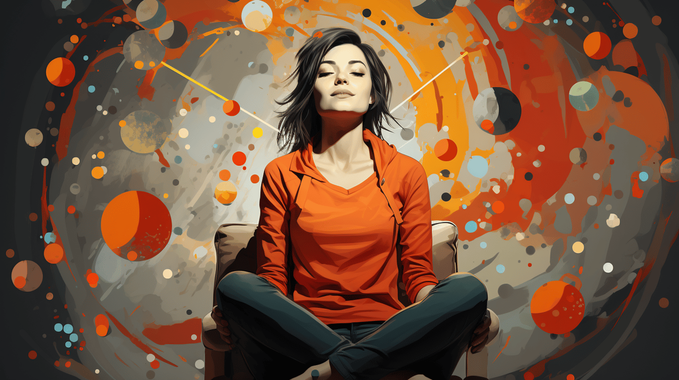 abstract image of a patient experiencing side effect