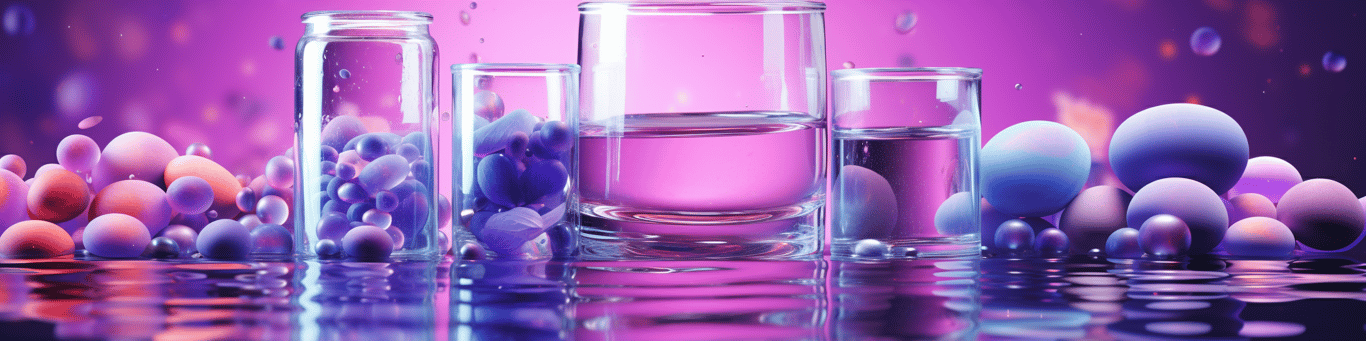 image of drug pills surrounding a glass of water symbolizing drug consumption