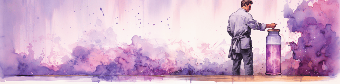 image of a doctor in a lab doing drug, clinical research