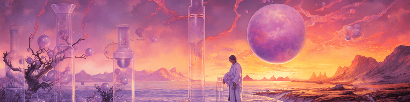 image of a doctor in a lab doing drug, clinical research