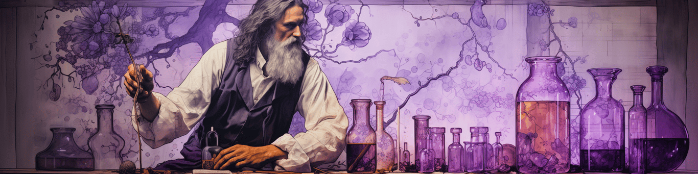 image of a doctor in a lab doing drug, clinical research