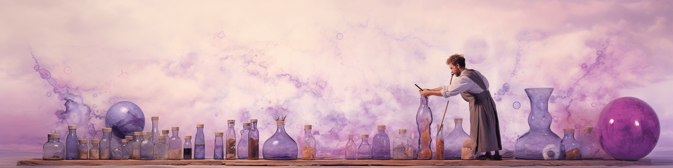 image of a doctor in a lab doing drug, clinical research