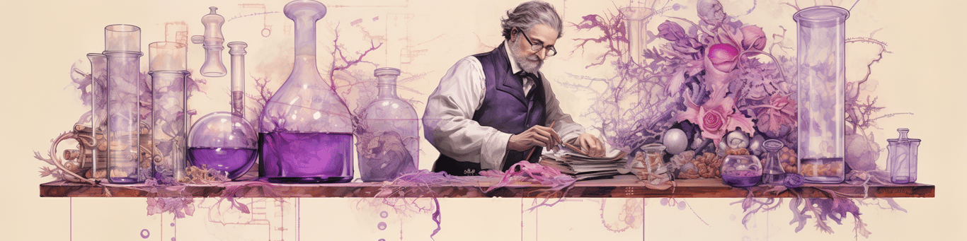 image of a doctor in a lab doing drug, clinical research