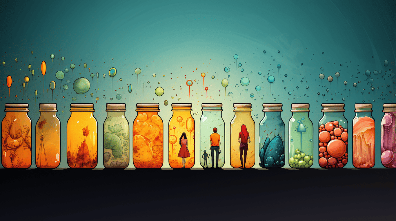 abstract image of a patient experiencing side effect