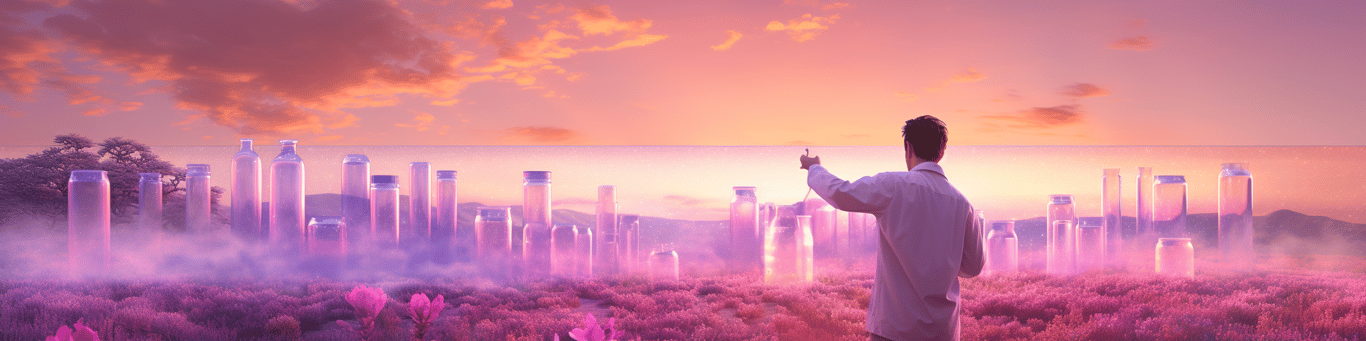 image of a doctor in a lab doing drug, clinical research