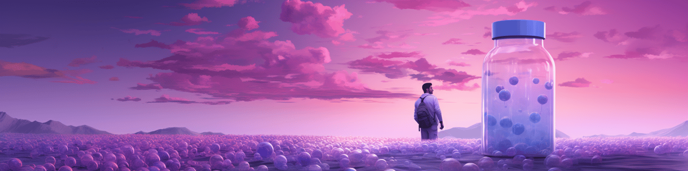 image of a doctor in a lab doing drug, clinical research