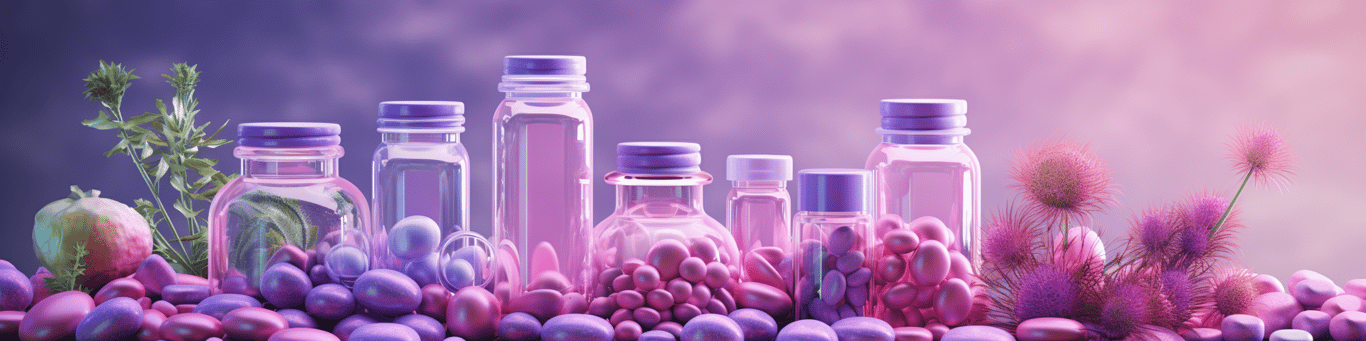 image of different drug pills on a surface