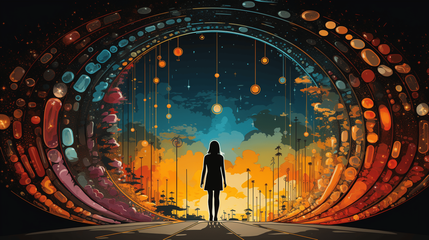 abstract image of a patient experiencing side effect