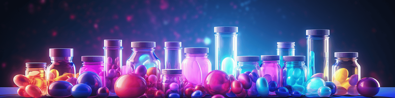 image of different drug pills on a surface