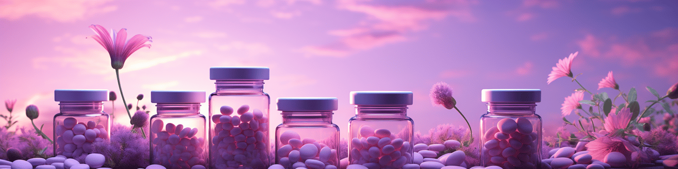image of different drug pills on a surface
