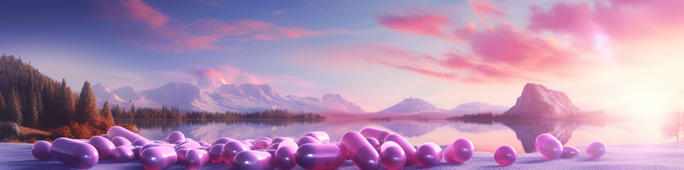 image of different drug pills on a surface