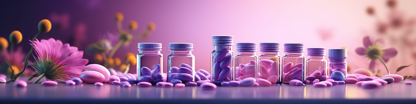 image of different drug pills on a surface