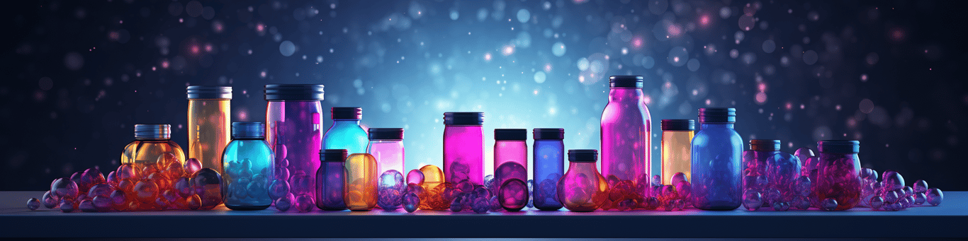 image of different drug pills on a surface