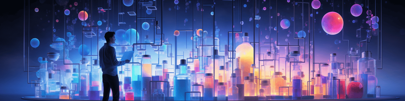 image of a doctor in a lab doing drug, clinical research