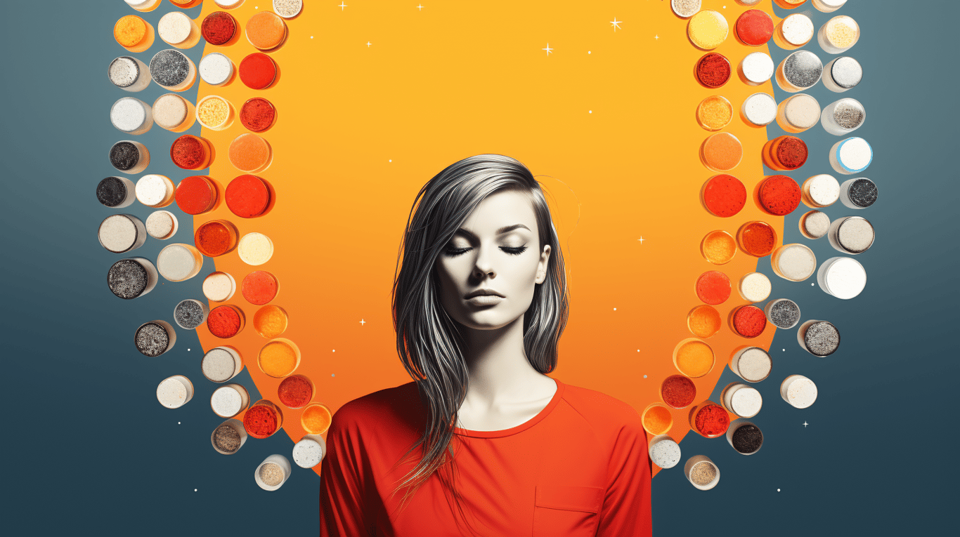 abstract image of a patient experiencing side effect