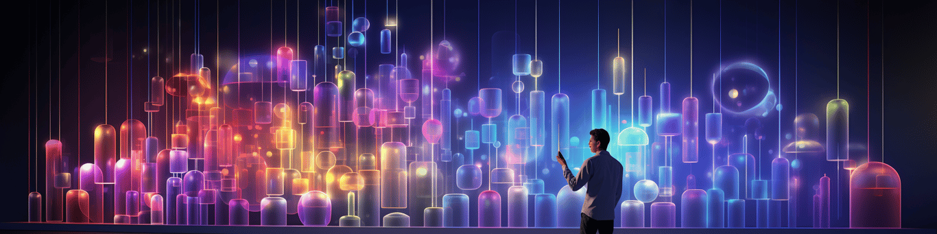 image of a doctor in a lab doing drug, clinical research