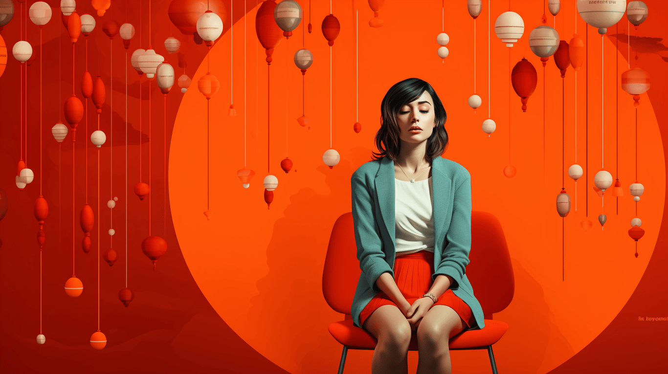 abstract image of a patient experiencing side effect