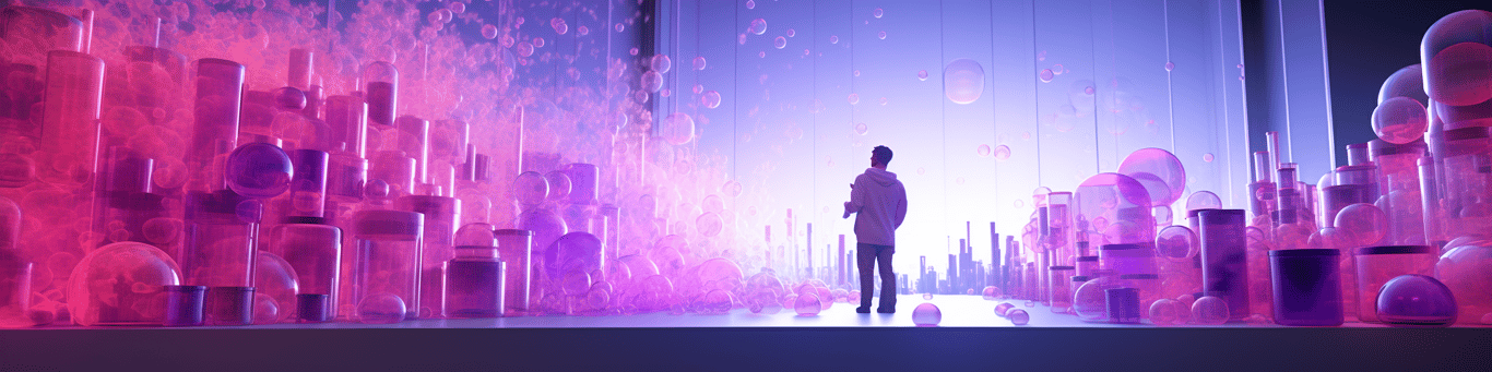 image of a doctor in a lab doing drug, clinical research