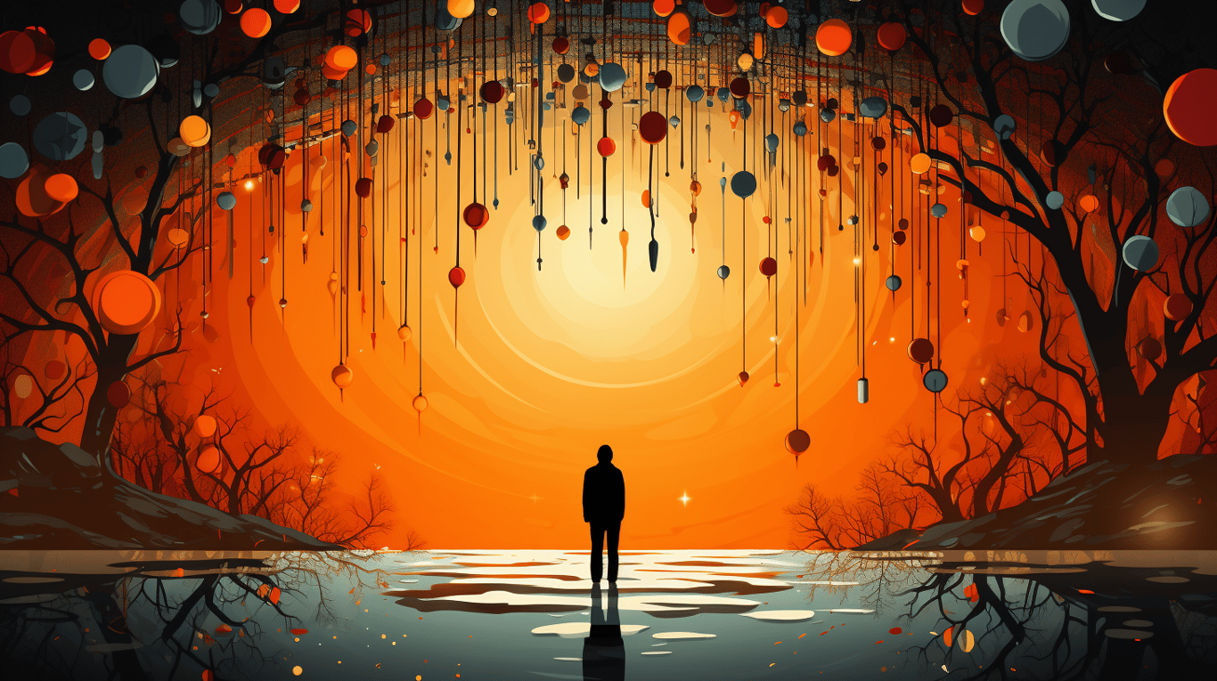 abstract image of a patient experiencing side effect