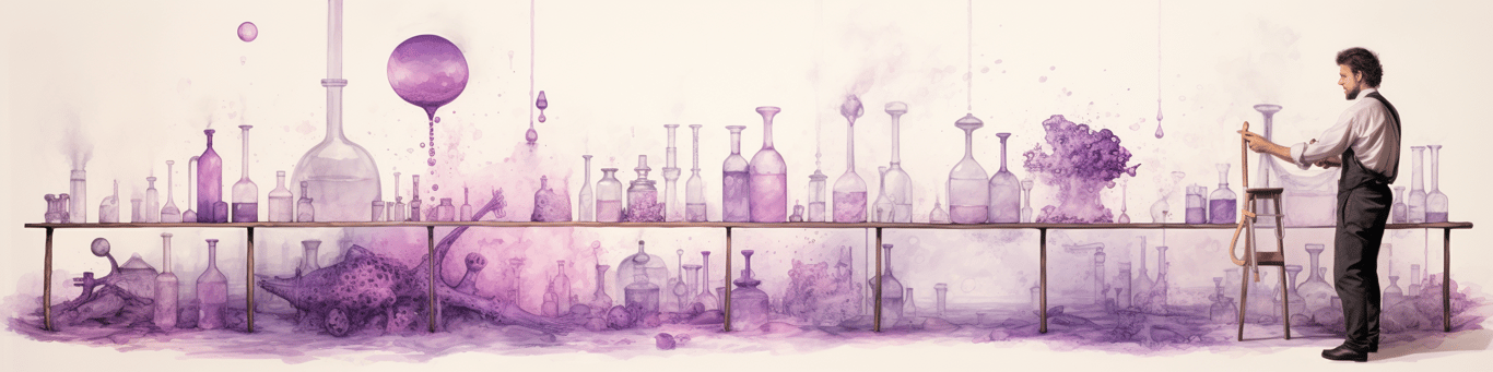 image of a doctor in a lab doing drug, clinical research