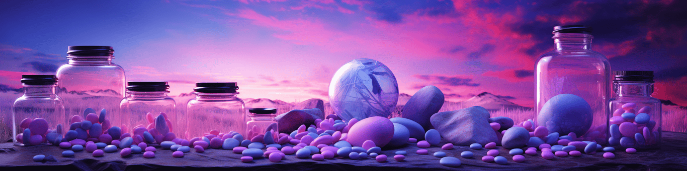 image of different drug pills on a surface