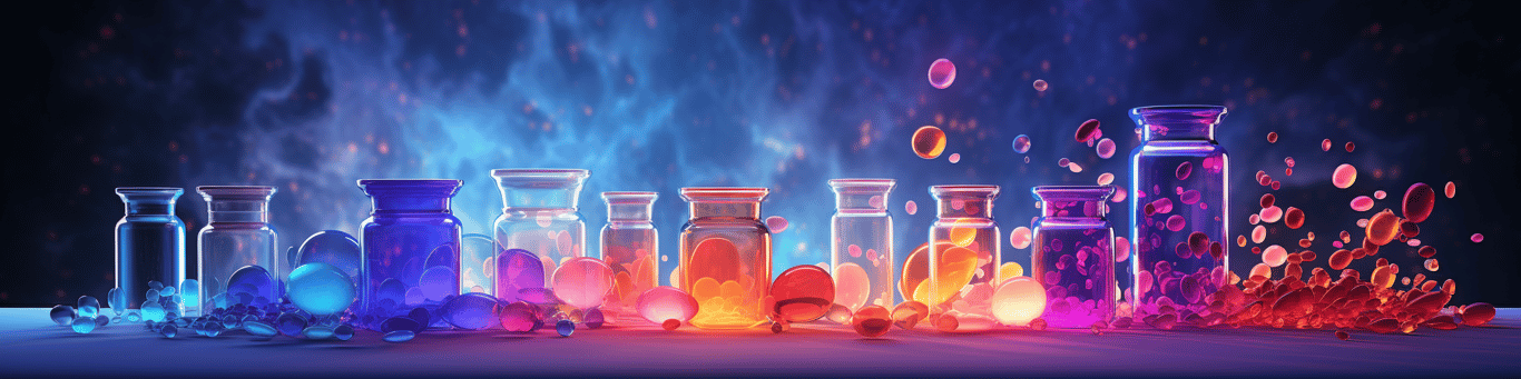 image of different drug pills on a surface