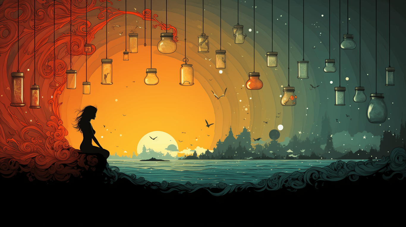 abstract image of a patient experiencing side effect