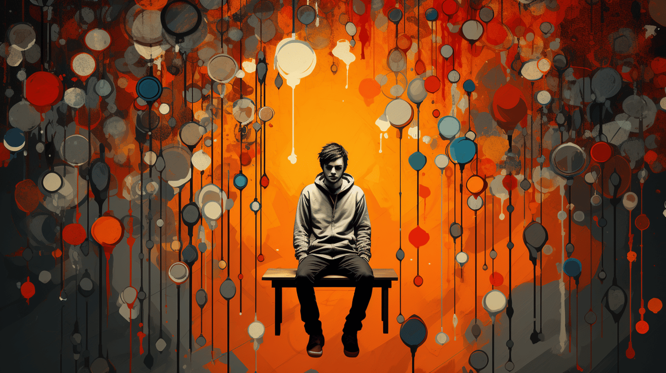 abstract image of a patient experiencing side effect