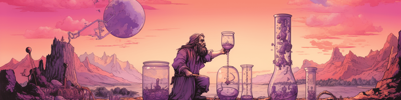 image of a doctor in a lab doing drug, clinical research