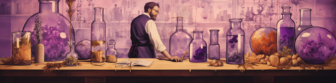 image of a doctor in a lab doing drug, clinical research