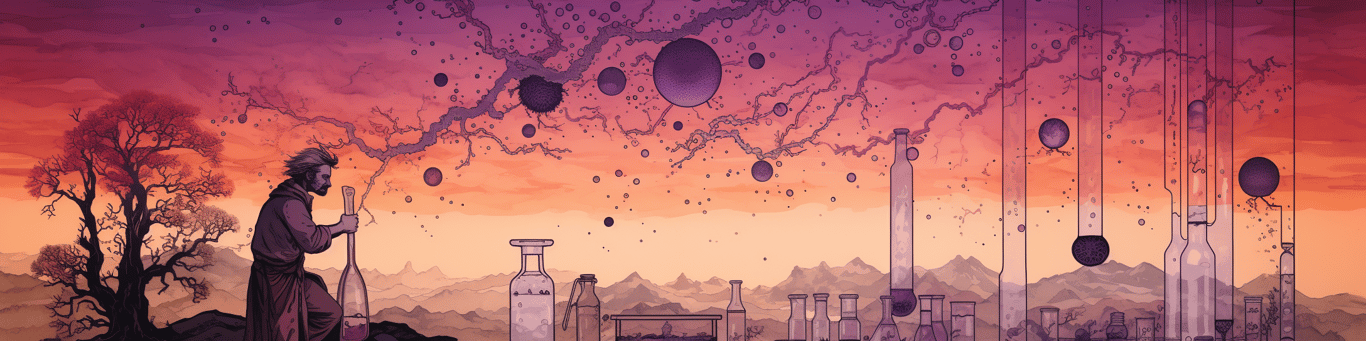 image of a doctor in a lab doing drug, clinical research