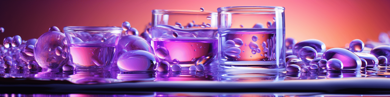 image of drug pills surrounding a glass of water symbolizing drug consumption