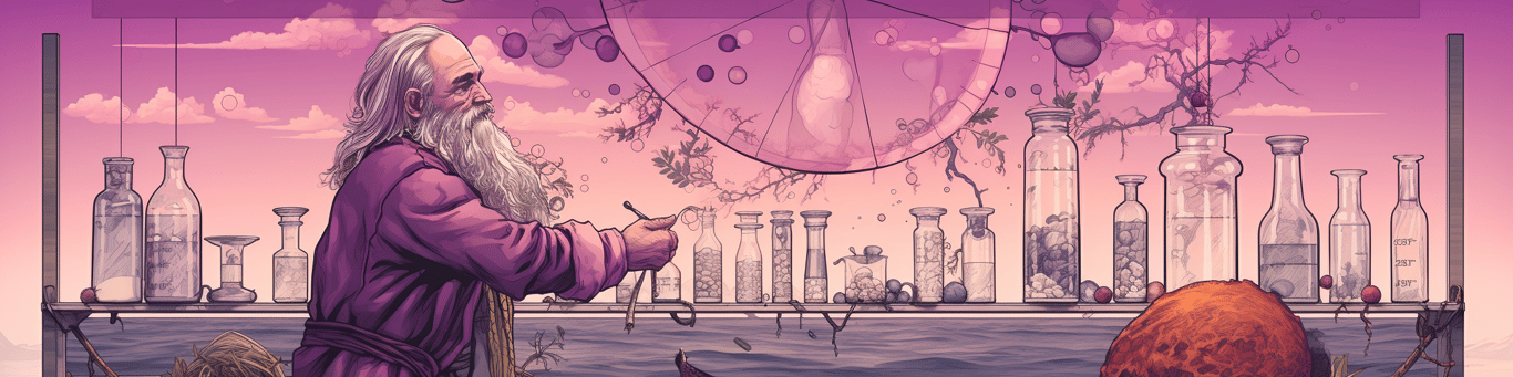 image of a doctor in a lab doing drug, clinical research