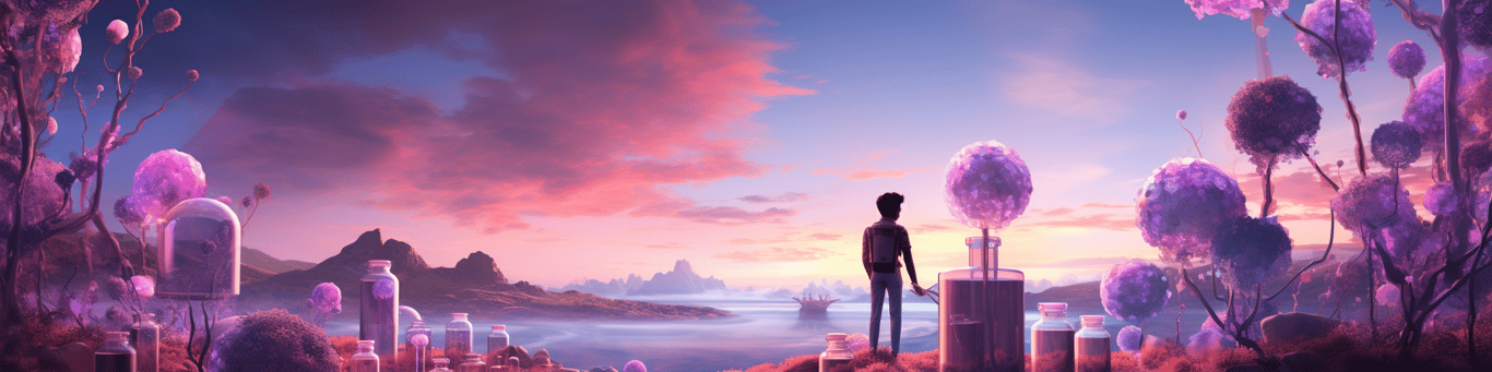 image of a doctor in a lab doing drug, clinical research