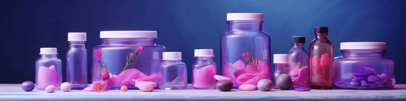 image of different drug pills on a surface