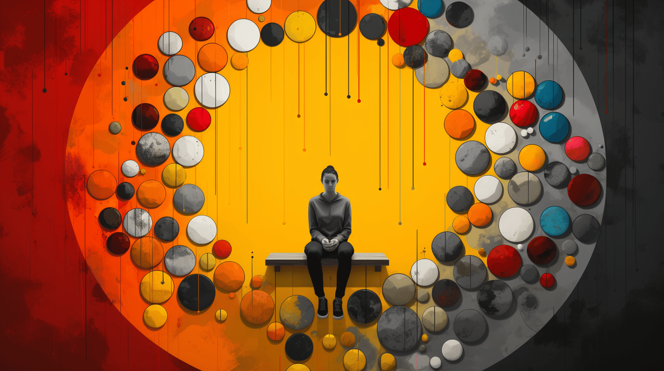 abstract image of a patient experiencing side effect