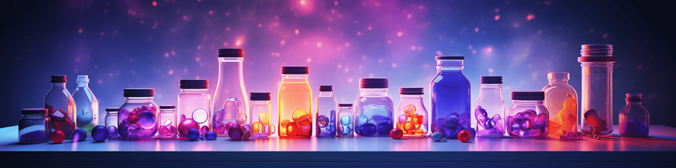 image of different drug pills on a surface