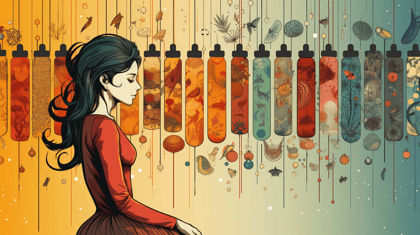 abstract image of a patient experiencing side effect