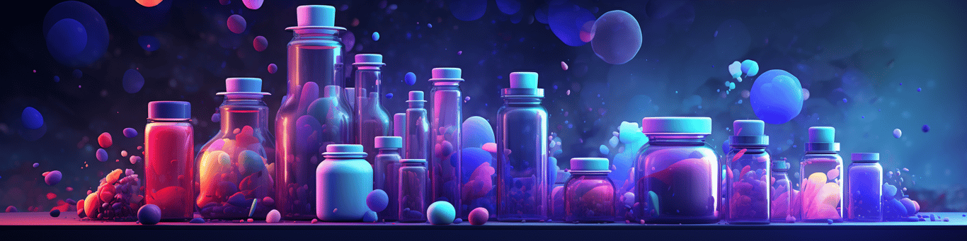 image of different drug pills on a surface