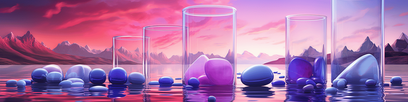 image of drug pills surrounding a glass of water symbolizing drug consumption