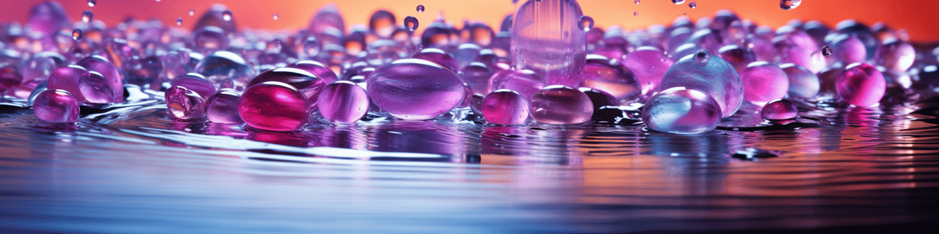 image of drug pills surrounding a glass of water symbolizing drug consumption