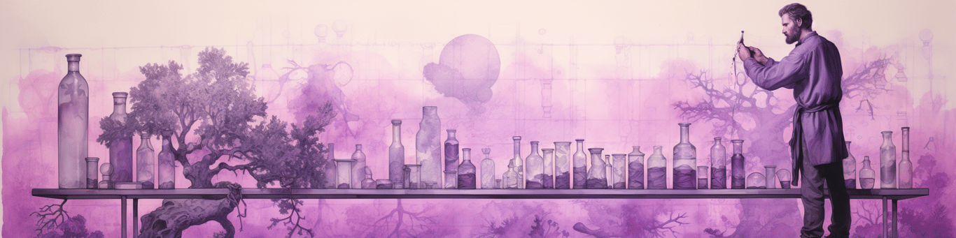 image of a doctor in a lab doing drug, clinical research