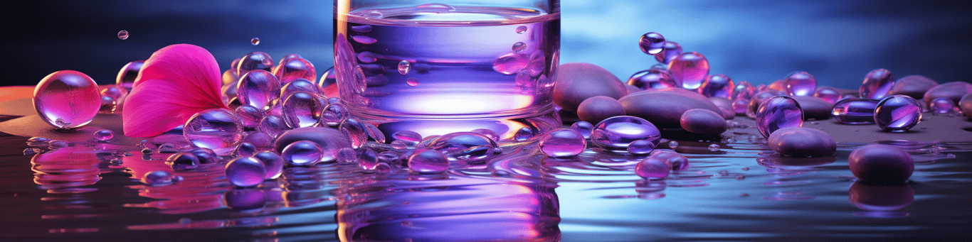 image of drug pills surrounding a glass of water symbolizing drug consumption