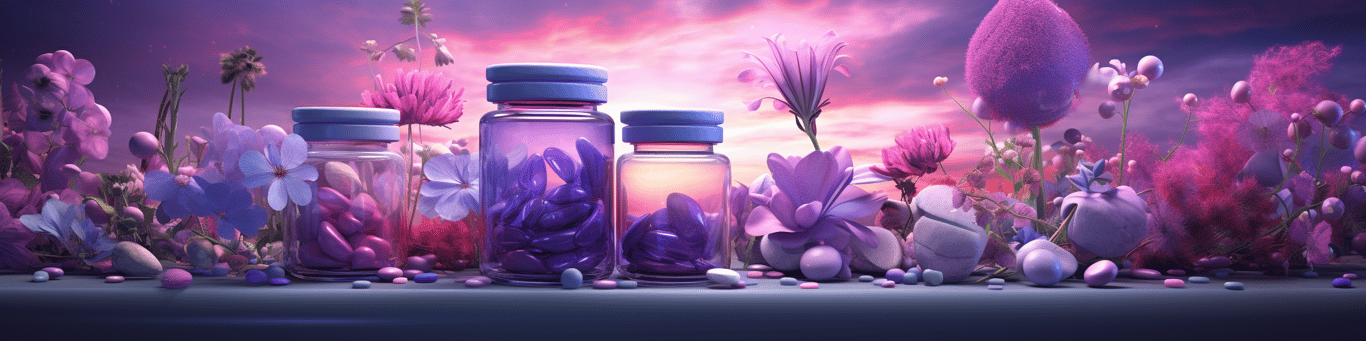 image of different drug pills on a surface