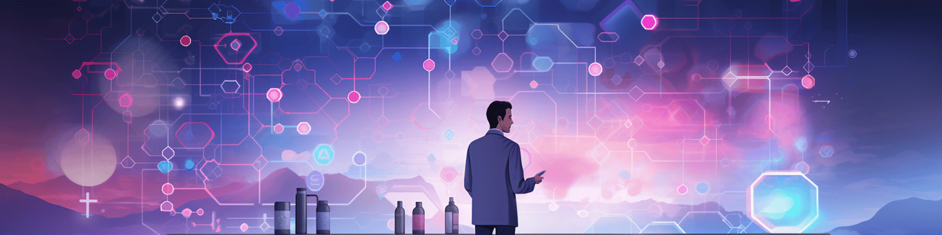 image of a doctor in a lab doing drug, clinical research