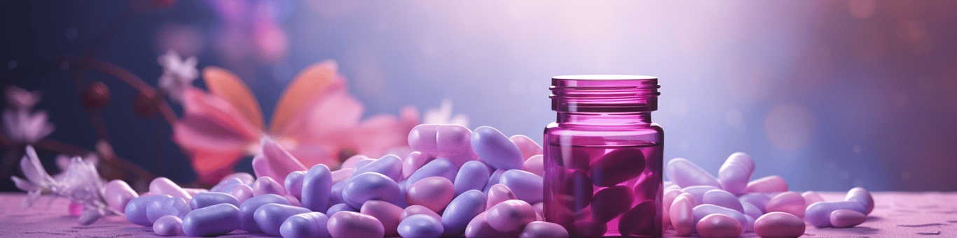 image of different drug pills on a surface